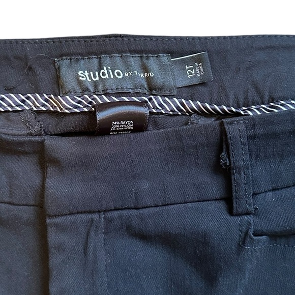 TORRID black Studio By Torrid perfect stretch straight leg trouser size 12 Tall - Picture 4 of 6